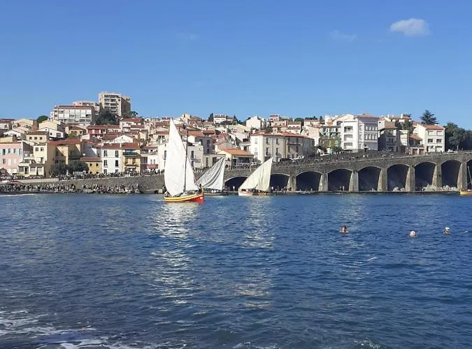 Vu D'en : T3 Spacieux * Banyuls-sur-Mer